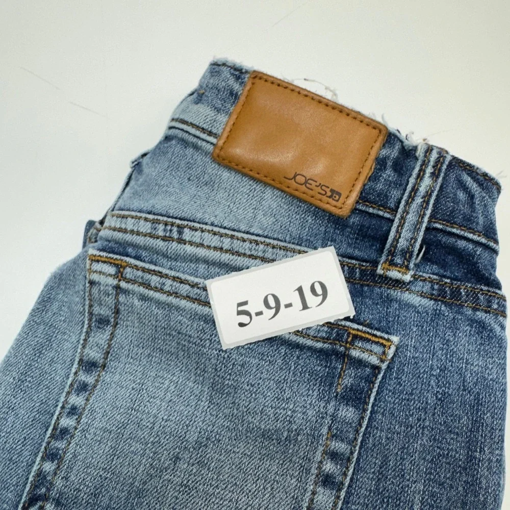 Joes Jeans Womens 26 Blue The Billie Ankle Distressed Denim Grunge Streetwear
